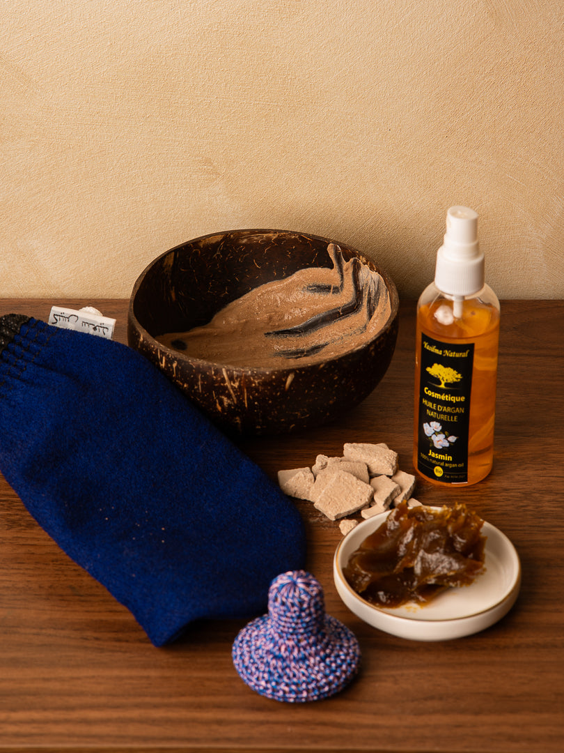 Kit Hammam maison - Finit la peau de fraise