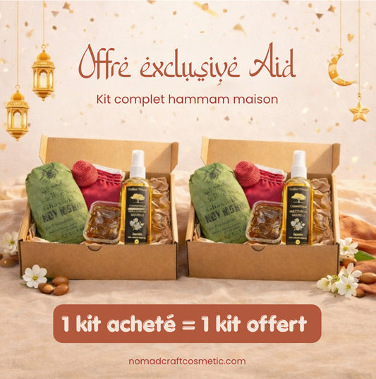 Kit complet hammam maison - offre Aïd